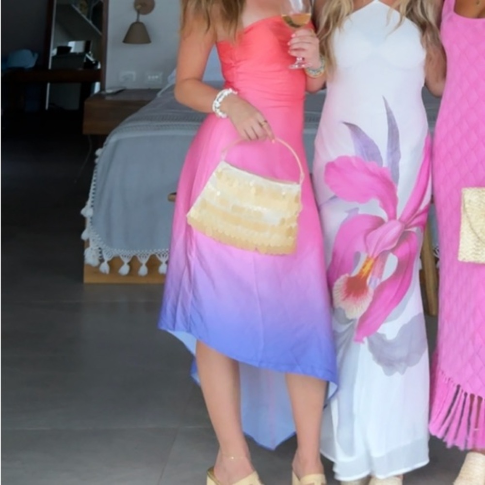 Ombré HUTCH asymmetrical dress